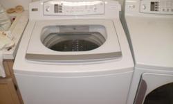 GE Profile Washer Model #WPGT9150 and Dryer Model #DPGT650 just purchased 4 months ago. The set is white with glass top on washer and glass on front of dryer. They are energy star appliances and can be programmed for your washing or drying favorites, king