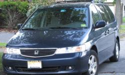 Honda Odyssey EX 1999, 149K miles. Good condition, well maintained.
Spacious, 7 passengers: 4 bucket seats (2 removable) and a foldable back seat. Power sliding doors, alloy wheels, roof rack, fog lights, ABS, traction control, dual air-bags, split-zone