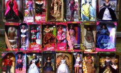 Most are Special Editions and Collector Editions! This is a wonderfully unique opportunity to get such a well rounded Barbie doll collection. Selling 22 different themed Barbie dolls as a whole collection along with a Teresa doll (also made by Mattel);