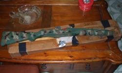 Fiberglass camo stock for M-14 rifles have two both for 90.00 i live in Elizabeth City NC thease are brand new does not have all the hardware