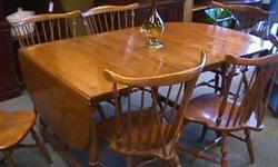 Maple Drop Leaf Table & Chairs Ethan Allen Excellent quality and condition
Get there 1st and check it out for yourself
I also Have other Super Nice furniture at a fraction of the cost of new
______________________________________________________
