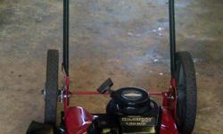 Murray 22 " Push Mower . Totally restored. Excellent running/working condition . Murray Push Mower with a Briggs and Stratton Engine . 3.75 HP.
ANY FURTHER DETAILS:
CALL TERRY'S CELL:
OR
COME SEE TERRY AT:
HIS BRAND NEW SHOP!
TERRY'S SMALL ENGINE REPAIR &
