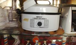 NESCO CONVECTION ROASTER OVEN.YOU ARE ABLE TO COOK WHAT EVER YOU WANT.BAKING SOUPS CHICKEN.EVERYTHING COMES OUT GREAT.YOU WILL LOVE IT.CASH ONLY.AND PICK UP ONLY.