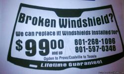 A Broken Windshield Replacement is the name to know in Salt lake City , Provo, Ogden, Park City,Toole, and all surrounding areas of Utah, for all your automotive glass needs. With over 33 years of Installing auto glass you know the job will be done right