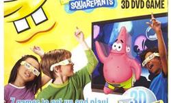 Everyones favorite sea sponge stars in a cool, 3D game that includes a DVD featuring real clips from the TV show, player cards featuring all your favorite characters from Bikini bottom, and 4 pairs of 3D glasses for a dancing, jelly-fishing,