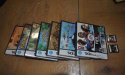 USED GAMES IN GOOD CONDITION FIFA 08,SEA WORLD,ZELDA,POKEMON,NINTENDO DOGS, POKEMON DIAMOND,NINTENDO DOGS,METROID,THE SUITE LIFE OF ZACK $ CODY. ALL THE GAMES FOR $15.00 DOLLARS
