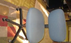 have blue & brown upholstery chairs very good cond. picc.