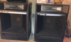 I have 2 - acoustic p.a speakers for sale great shape 18 speakers w/horns
125.00 Obo, contact&nbsp;paul
206-355-2815