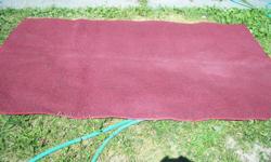 I have one Pink Area Rug for sale.
It measures: 94" In. lenght by 60"in in width.
It is in good condition. been is a storage unit for awhile.
I am asking $10.00 but am willing to barter.
So come by and take a look. I also have many more items for sale as