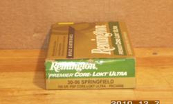 Product Details & Specifications
REMINGTON ARMS CO AMMO Premier Centerfire Rifle Ammunition
Remington 30-06 Springfield 168 Grain Premier Core-Lokt Ultra Bonded
Premier Core-Lokt Ultra Bonded and Swift Scirocco bullets are in a class off their own. Bonded