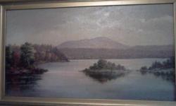Seth Steward painting from 1917. Original frame, painting is in great shape.