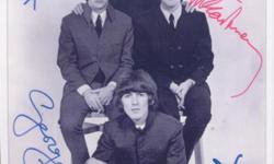 SIGNED BEATLES PHOTO:
PRICE > $15.00
I ACCEPT $15.00 PAYPAL PAYMENT TO:coythompson@msn.com
I ALSO ACCEPT $15.00 U.S. MONEY ORDER PAYMENT TO:Coy Thompson > 339 W. Oak St. #3 > Stockton,Ca. 95203
AFTER $15.00 PAYMENT IS RECIEVED THESE 2 GREAT LOOKING SIGNED