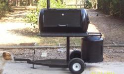 THESE ARE CUSTOM BUILT SMOKER/GASGRILLS, CAN BE USED AS JUST GAS GRILL OR AS A SMOKER OR BOTH. ALL STAINLESS STEEL GRILLS GRANITE TABLE IN FRONT, THESE SMOKE AND COOK GREAT. I ALSO HAVE OTHERS MADE FROM 120 GALLON TANKS 1/4 IN THICK AND 3/8 IN THICK THEY