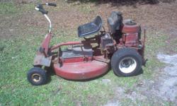 Older snapper 12 HP. electric start, 32"cut, Riding mower in very good condition. E-mail me for Lawnmower repairs also. I'm a retired auto tech looking for some part time work and extra money!!