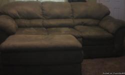 I HAVE A MICRO FIBER SOFA, LOVESEAT AND MATCHING OTTOMAN. SOFA IS 7.5 FEET LONG. LARGE SET. LIKE NEW CONDITION.. (ONE OWNER)
THIS FABRIC DOES NOT STAIN....IT CAN BE EASILY WIPED OFF TO CLEAN... FABULOUS PRICE....
DOWNSIZING SO MUST SACRIFICE.
COLOR: SOFT