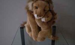 Precious stuffed animals for sale for all occasions. Give them to your sweetheart, child, pets or to yourself. They are cute, cuddly and adorable. Choose from a lion and its cub, a tiger and its cub or a st.bernard and cub. Also, on sale stain glass