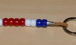Suede with beads attachment on both ends. Let us know what colors you would like.