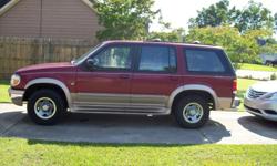 &nbsp;1996 SUV Ford Explorer (Eddie Bauer), 224,196 miles, strong V8 Engine, Automatic transmission, Good tires, new battery, recently inspected, good condition, looks good.
Click on this link to see photos:http://onslow.craigslist.org/cto/4554341112.html