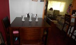 TABLE AND 4 CHAIRS FOR SALE $100.00,,,,IF INTERESTED PLEASE CALL 561-355-2760