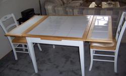 Table & Chairs in good condition perfect for the kitchen.