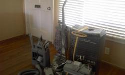 Vacuums, shampooer and spray paints. Excellent condition includes all attachments.