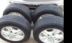 Goodyear 225/60/16 Tires less than 100 miles very good conditions mounted on pontiac rims