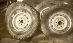 four used all traction Firestone tires.&nbsp; 7.50x16LT&nbsp;&nbsp; 6 hole lug