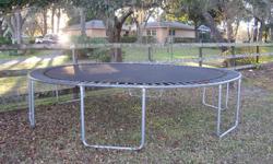 TRAMPOLINE IN GOOD CONDITION 12FT VERY STURDY ASKING 125.00 OBO CELL 214-220-2000&nbsp; OR HOME 214-220-2000 WILL GO FAST&nbsp; .FIRST ONE WITH MONEY WILL GET IT.