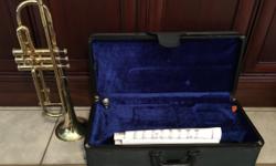 19" CONN Trumpet. Used by child in elementary school band.