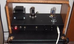 This is a brand new custom made Vacuum Tube Class A Guitar Amp. If you have never played a tube amp you are missing the old school mojo of tone. Hand point to point wiring. Made with all quality parts. Sprague atom caps. Mallory caps. Carbon comp
