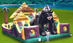 Used Kong Adventure 3 Piece Obstacle Course Inflatable for sale. Manufactured by World Wide Inflatables.
Priced to sell for $4500.00