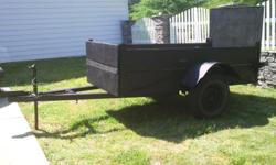 4 feet x 8 feet Utility Trailer,
great 15" tiers,
tail lights are working,
equipped with a front jack stand,
its ready to Roll And Haul.
770 309 2090