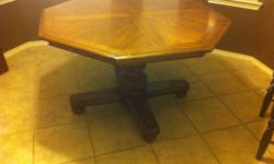 Ethan Allen dining table
Good condition
Buyer is responsible for pick up
CASH ONLY!!!!
Please contact me through email if you are interested
&nbsp;
This piece has been in my family since originally purchased, I am trying to make money to pay for my