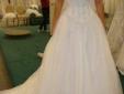 WEDDING DRESS! Size 8 Long, $200 OBO
